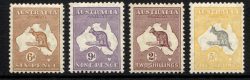 SG 132-135: C of A Wmk