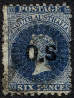 SOUTH AUSTRALIA SG O19d: 1885