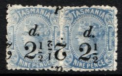 TASMANIA SG 168a: 1891