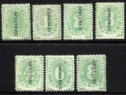POSTAGE DUE SG D1s-D7s: