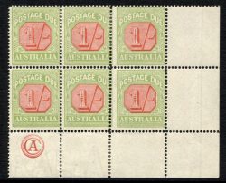 POSTAGE DUE SG D85/ACSC 102zb: