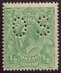 SG O61(var)/ACSC 65ba,ca: KGV Large Multiple Wmk