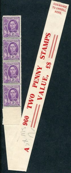 SG 205b/ACSC 228bg: 1944 2d Purple