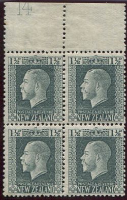 New Zealand SG 431,431a: KGV 1916