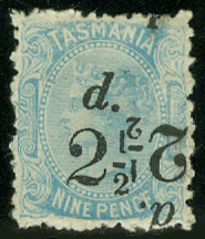 Tasmania SG 168a: