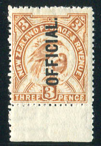 New Zealand SG O63: 1907