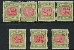 SG D112-D118: POSTAGE DUES