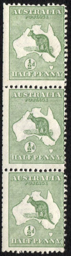CANCELS roo stamp Kangaroo Stamps 1d Red Pair block Postmarks GOODWOOD 