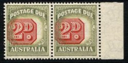 POSTAGE DUES SG D 121(var)/ACSC D131c: