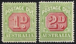 POSTAGE DUE SG D100, D102:
