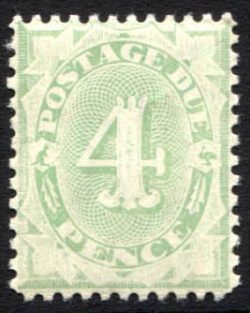 POSTAGE DUE SG D49: 1906 - 08