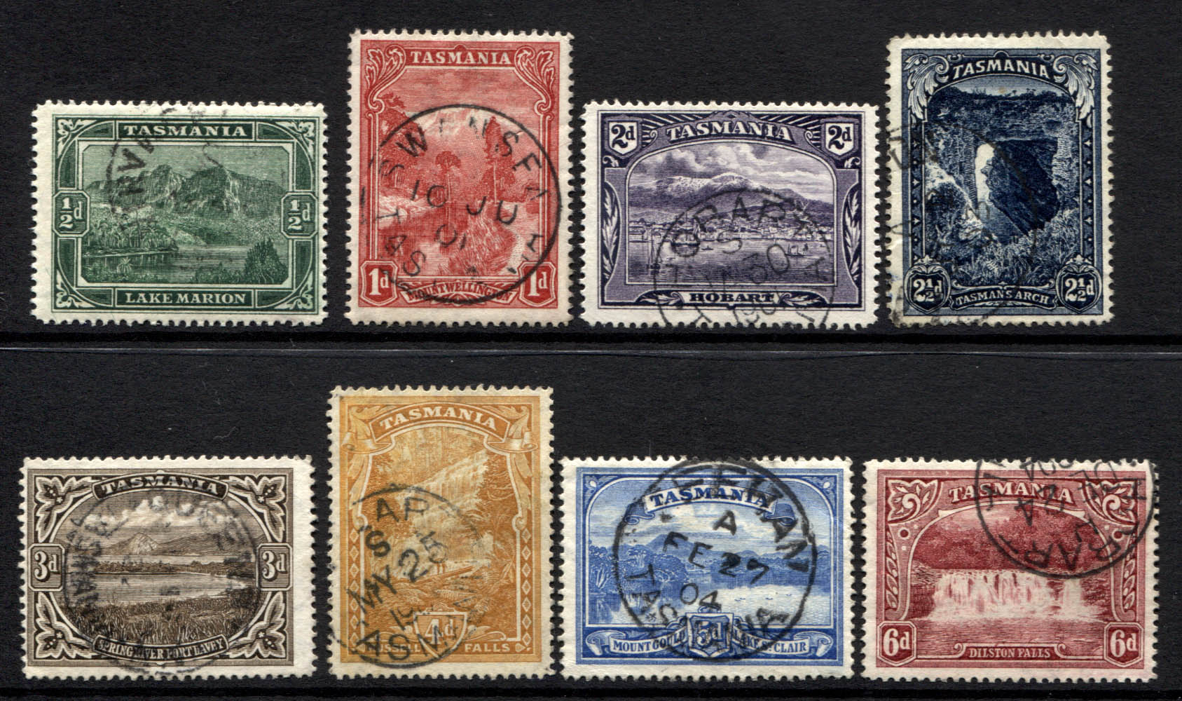 TASMANIA SG 229236 PICTORIAL Richard Juzwin Stamps