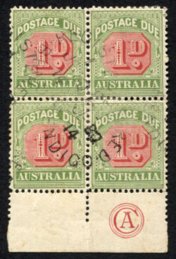 POSTAGE DUE SG D64b: 1909