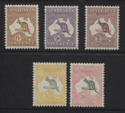 SG 132-136: C of A wmk