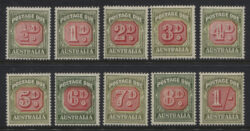 POSTAGE DUE SG D119-D128: 1946