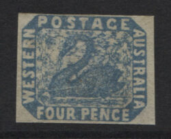 WESTERN AUSTRALIA SG 3d: 1854