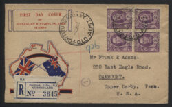FIRST DAY COVER SG 205/ACSC 228y: