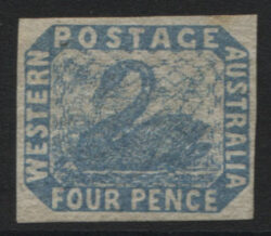 WESTERN AUSTRALIA SG 4a: 1854
