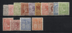 VICTORIA SG 310-323: 1886-96