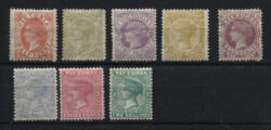 VICTORIA SG 296-304: 1885-95