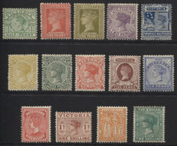 VICTORIA SG 356-369: QV