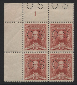 SG O121/ACSC 139ba,z: 1930