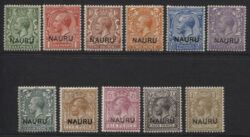 NAURU SG 1-12: KGV