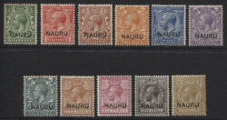 NAURU SG 1-12: KGV