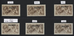 NAURU SG 19-25: