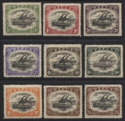 PAPUA SG 75-83: 1910-11