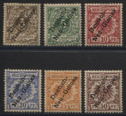 DEUTSCH NEW GUINEA: 1879-99