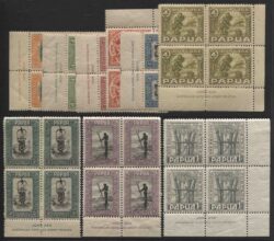 PAPUA SG 130-139 (Ex 6d): 1932