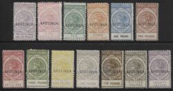 SOUTH AUSTRALIA SG 198s-208s: 1886