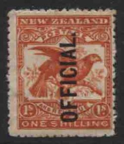 NEW ZEALAND SG O65: 1907-11