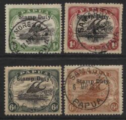 PAPUA STAMP DUTY: