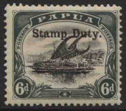 PAPUA STAMP DUTY surcharge on SG 53: