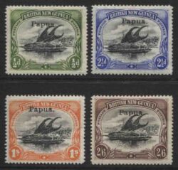 PAPUA SG 34-37: 1907