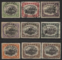 PAPUA SG O29-O37: 1910-11