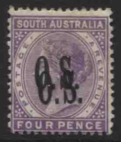 SOUTH AUSTRLIA O69a: 1896