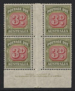 POSTAGE DUE SG D122/ACSC D132za: