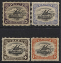 PAPUA SG 55-58: 1907-10