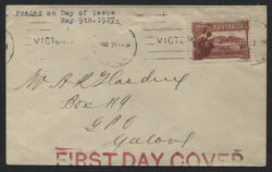FIRST DAY COVER SG 105/ACSC 132y: 1927