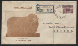 FIRST DAY COVER SG 171/ACSC 200y: 1938
