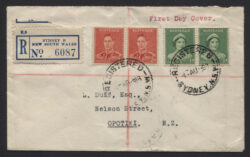 FIRST DAY COVER SG 180,184: 1938