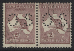 SG O77(var)/ACSC 38Ac: 3rd Wmk DOUBLE PRINT