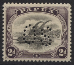PAPUA SG O16: 2d Lakatoi