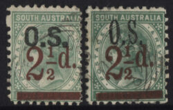 SOUTH AUSTRALIA SG O52,O71: