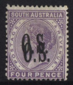 SOUTH AUSTRALIA O69a: 1896