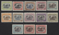 PAPUA SG O55-O66a: 1931-32