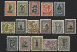 PAPUA SG 130-145: 1932